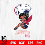 South Alabama Jaguars Beauty Black Fairy Betty Boop, Svg Eps Dxf Png File, Digital Download