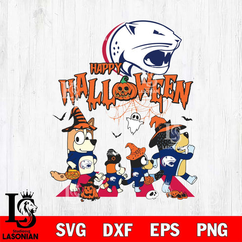 South Alabama Jaguars Bluey Halloween Family Svg Eps Dxf Png File, Digital Download, Instant Download