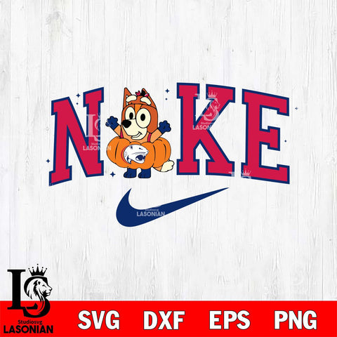 South Alabama Jaguars Bluey Halloween Nike NCAA Svg Eps Dxf Png File, Digital Download, Instant Download