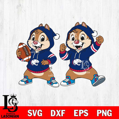 South Alabama Jaguars Chip và Dale Football File Cut, NCAA SVG DXF EPS PNG FILE, Digital Download , Criucut , Silhouette