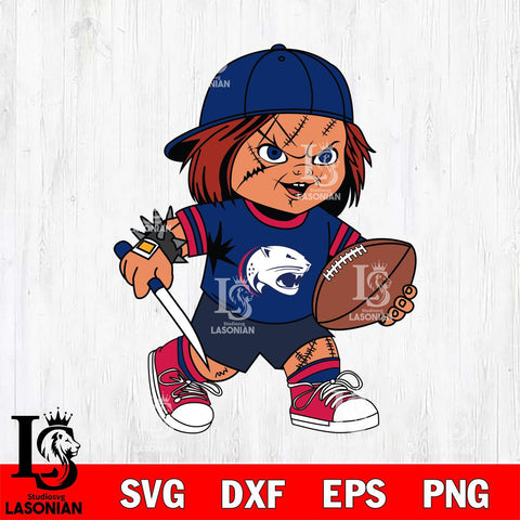 South Alabama Jaguars Chucky Horror 10 Svg Eps Dxf Png File, NCAA svg, Digital Download, Instant Download
