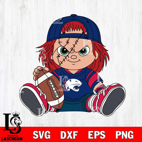 South Alabama Jaguars Chucky Horror 11 Svg Eps Dxf Png File, NCAA svg, Digital Download, Instant Download
