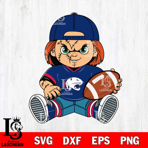 South Alabama Jaguars Chucky Horror 3 Svg Eps Dxf Png File, NCAA svg, Digital Download, Instant Download