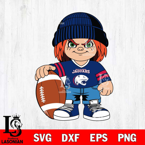 South Alabama Jaguars Chucky Horror 4 Svg Eps Dxf Png File, NCAA svg, Digital Download, Instant Download