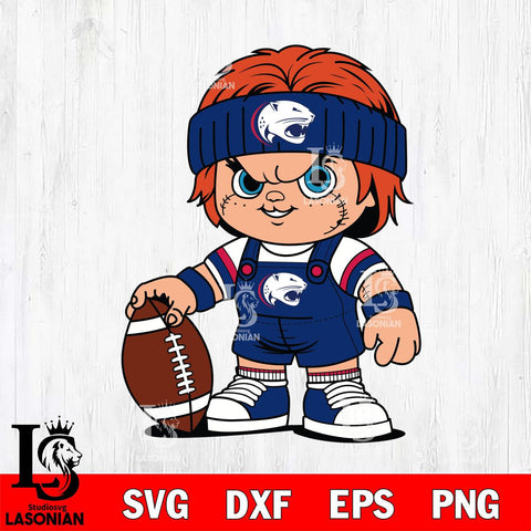 South Alabama Jaguars Chucky Horror 5 Svg Eps Dxf Png File, NCAA svg, Digital Download, Instant Download
