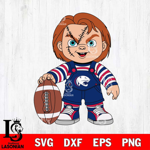 South Alabama Jaguars Chucky Horror 7 Svg Eps Dxf Png File, NCAA svg, Digital Download, Instant Download