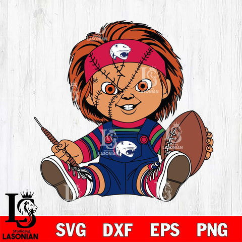 South Alabama Jaguars Chucky Horror 9 Svg Eps Dxf Png File, NCAA svg, Digital Download, Instant Download