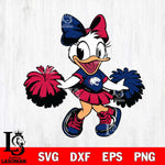 South Alabama Jaguars Daisy Duck Cheerleader Svg Eps Dxf Png File, NCAA svg, Digital Download, Instant Download