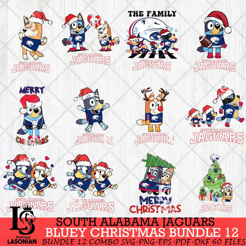 South Alabama Jaguars Disney NCAA Sport Bundle SVG PNG Svg Eps Dxf Png File, Digital Download