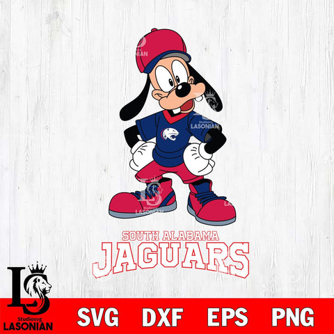 South Alabama Jaguars Goofy Sport SVG DXF EPS PNG FILE,NCAA svg ,Football Digital Download,Instant Download, Silhouette