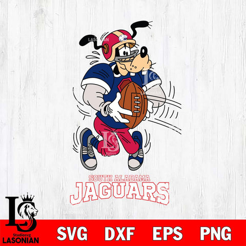 South Alabama Jaguars Goofy Sport Football SVG DXF EPS PNG FILE,NCAA svg ,Football Digital Download,Instant Download, Silhouette