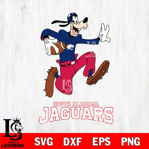 South Alabama Jaguars Goofy rugby Sport SVG DXF EPS PNG FILE,NCAA svg ,Football Digital Download,Instant Download, Silhouette