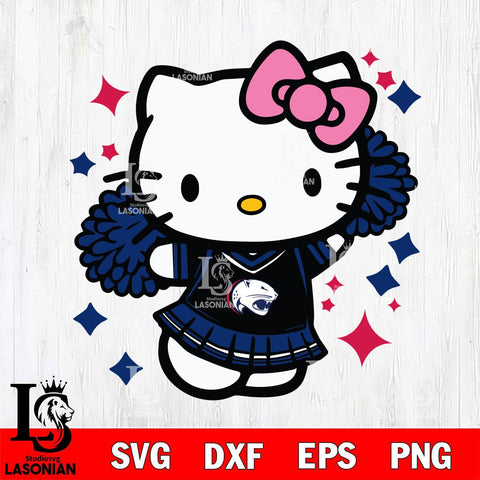 South Alabama Jaguars Hello Kitty Cheerleader 4 Svg Eps Dxf Png File, Digital Download, Instant Download