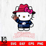 South Alabama Jaguars Hello Kitty Horror 6 Svg Eps Dxf Png File, Digital Download