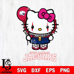 South Alabama Jaguars Hello Kitty Horror 7 Svg Eps Dxf Png File, Digital Download