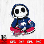 South Alabama Jaguars Jack Skellington halloween Svg Eps Dxf Png File, NCAA svg, Digital Download, Instant Download
