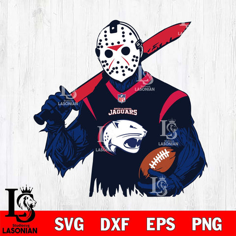 South Alabama Jaguars Jason Voorhees Horror 11 Svg Eps Dxf Png File, NCAA svg, Digital Download, Instant Download