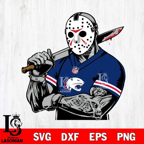 South Alabama Jaguars Jason Voorhees Horror 6 Svg Eps Dxf Png File, NCAA svg, Digital Download, Instant Download