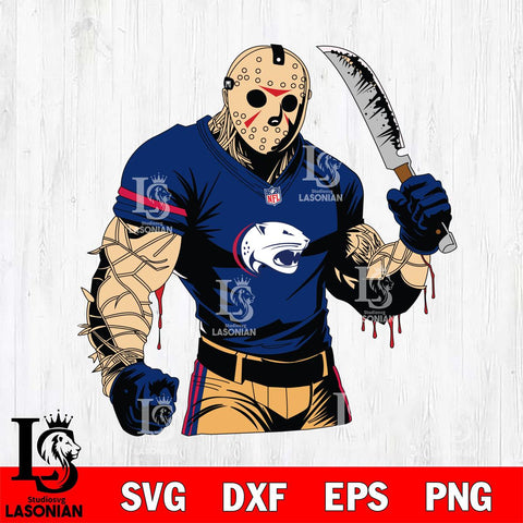South Alabama Jaguars Jason Voorhees Horror 8 Svg Eps Dxf Png File, NCAA svg, Digital Download, Instant Download