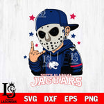 South Alabama Jaguars Jason Voorhees Horror 9 Svg Eps Dxf Png File, NCAA svg, Digital Download, Instant Download