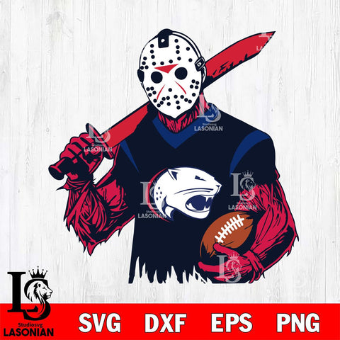 South Alabama Jaguars Jason Voorhees Horror Halloween 2 Svg Eps Dxf Png File, NCAA svg, Digital Download, Instant Download