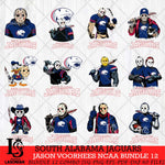 South Alabama Jaguars Jason Voorhees NCAA Bundle 12 SVG Svg Eps Dxf Png File, Digital Download