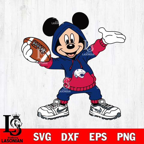 South Alabama Jaguars Mickey Disney Football Christmas File Cut, NCAA SVG DXF EPS PNG FILE, Digital Download , Criucut , Silhouette