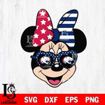 South Alabama Jaguars Minnie Mouse Love Svg Eps Dxf Png File, NCAA svg, Digital Download, Instant Download
