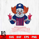 South Alabama Jaguars Pennywise Horror Sport 8 Svg Eps Dxf Png File, Digital Download