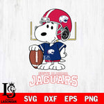 South Alabama Jaguars Snoopy Player Football SVG DXF EPS PNG FILE,Snoopy File Cut, NCAA Digital Download,Instant Download,Christmas Silhouette