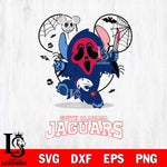 South Alabama Jaguars Stitch Ghost Face Halloween 2 Svg Eps Dxf Png File, Digital Download, Instant Download