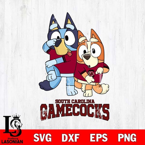 South Carolina Gamecocks Bluey Chilli Dance Mode Svg Eps Dxf Png File, Digital Download, Instant Download