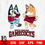 South Carolina Gamecocks Bluey Chilli Sport Svg Eps Dxf Png File, Digital Download, Instant Download