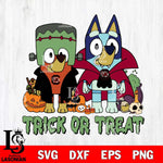 South Carolina Gamecocks Bluey Halloween Trick or Treat Svg Eps Dxf Png File, Digital Download, Instant Download