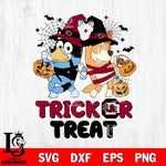South Carolina Gamecocks Bluey Trick or Treat Halloween 2 Svg Eps Dxf Png File, Digital Download, Instant Download