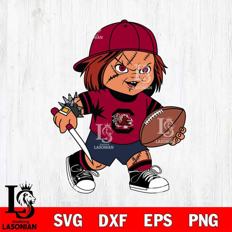South Carolina Gamecocks Chucky Horror 10 Svg Eps Dxf Png File, NCAA svg, Digital Download, Instant Download