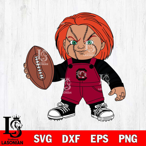 South Carolina Gamecocks Chucky Horror 12 Svg Eps Dxf Png File, NCAA svg, Digital Download, Instant Download