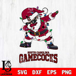 South Carolina Gamecocks Dabbing Santa Claus Ugly Christmas Svg dxf eps png pdf file,NCAA svg,Digital Download,Cricut file