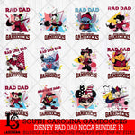 South Carolina Gamecocks Disney Rad Dad NCAA Bundle 12 SVG DXF EPS PNG FILE, BUNDLE NCAA Disney Father day File Cut,Digital Download,Instant Download,Disney Svg Files
