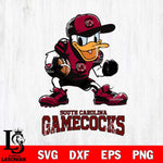 South Carolina Gamecocks Donal Duck Disney, Svg Eps Dxf Png File, Digital Download