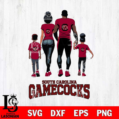 South Carolina Gamecocks Family Love Rugby SVG DXF EPS PNG FILE,NCAA SVG, Father day Digital Download,Instant Download, Silhouette