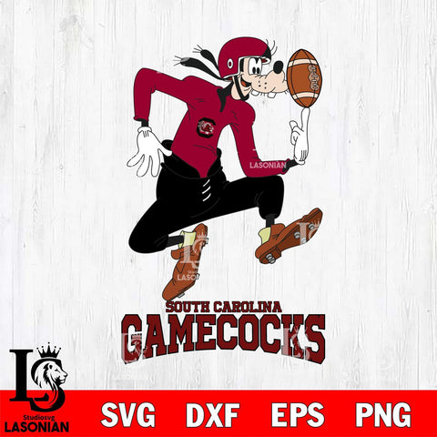 South Carolina Gamecocks Goofy Circus Football SVG DXF EPS PNG FILE,NCAA svg ,Football Digital Download,Instant Download, Silhouette