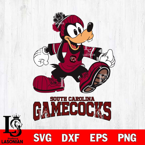 South Carolina Gamecocks Goofy Cool Sport SVG DXF EPS PNG FILE,NCAA svg ,Football Digital Download,Instant Download, Silhouette