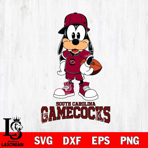 South Carolina Gamecocks Goofy rugby SVG DXF EPS PNG FILE,NCAA svg ,Football Digital Download,Instant Download, Silhouette