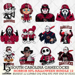 South Carolina Gamecocks Halloween Bundle 12 SVG Svg Eps Dxf Png File, NCAA bundle svg, Digital Download, Instant Download