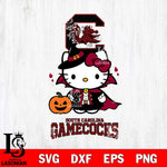South Carolina Gamecocks Hello Kitty Horror 9 Svg Eps Dxf Png File, Digital Download