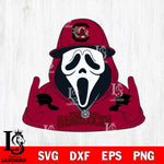 South Carolina Gamecocks Horror Character Ghostface Sport Svg Eps Dxf Png File, NCAA svg, Digital Download, Instant Download