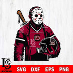 South Carolina Gamecocks Jason Voorhees Horror 2 Svg Eps Dxf Png File, NCAA svg, Digital Download, Instant Download