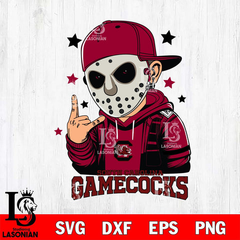South Carolina Gamecocks Jason Voorhees Horror 9 Svg Eps Dxf Png File, NCAA svg, Digital Download, Instant Download
