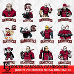 South Carolina Gamecocks Jason Voorhees NCAA Bundle 12 SVG Svg Eps Dxf Png File, Digital Download